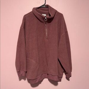 Ava & Viv Dusty Rose Cowl Neck Sweater